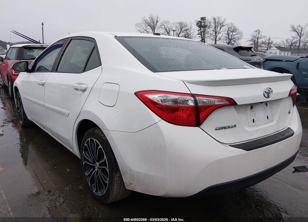 2016 TOYOTA COROLLA S PLUS VIN: 2T1BURHE3GC736089