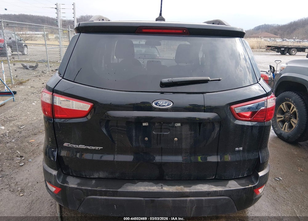 2019 FORD ECOSPORT SE VIN: MAJ6S3GL8KC283972
