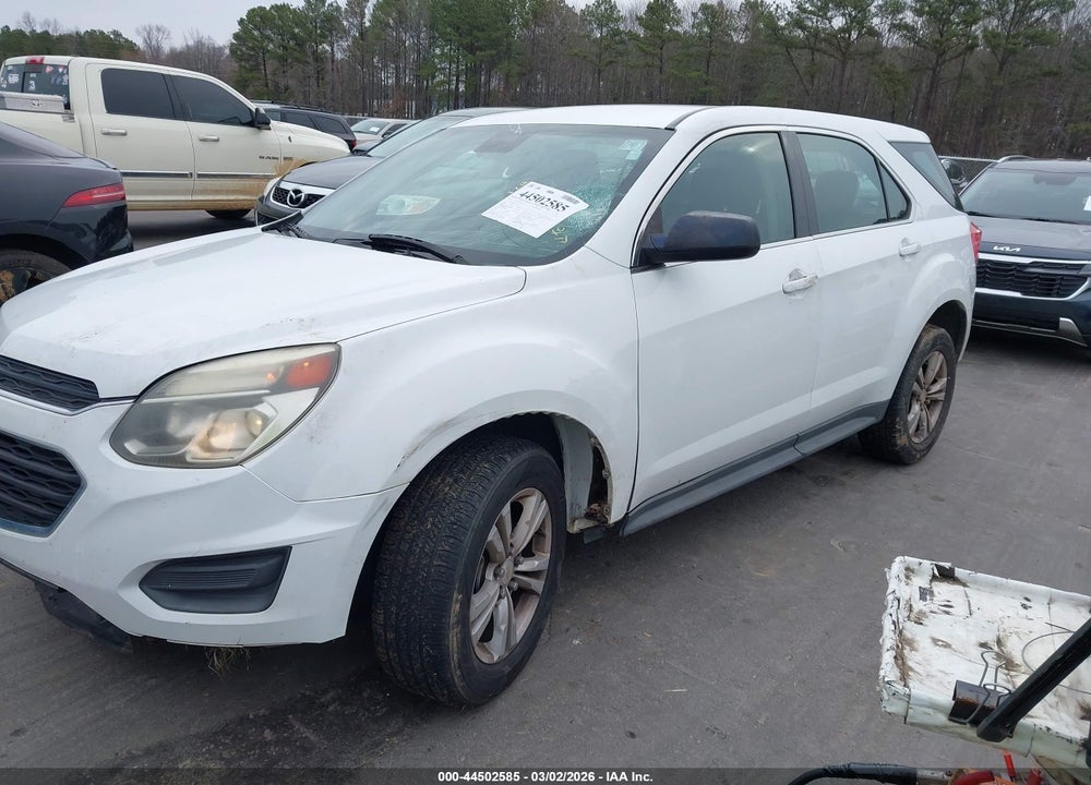 2016 CHEVROLET EQUINOX LS VIN: 1GNALBEK4GZ100875
