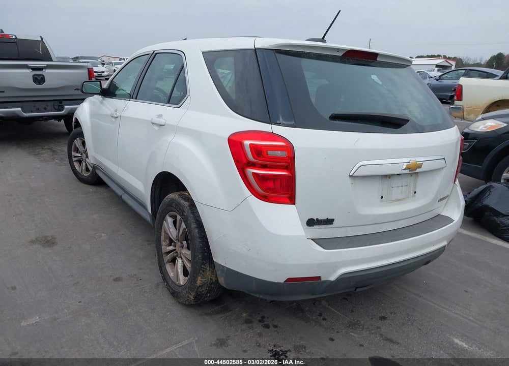 2016 CHEVROLET EQUINOX LS VIN: 1GNALBEK4GZ100875