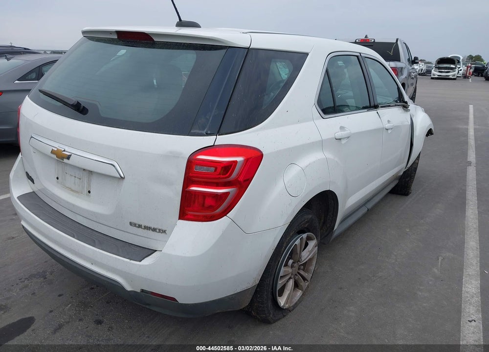 2016 CHEVROLET EQUINOX LS VIN: 1GNALBEK4GZ100875