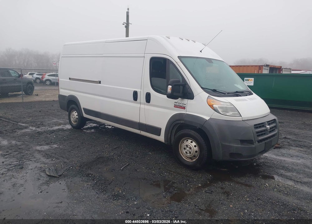 2016 RAM PROMASTER 2500 HIGH ROOF VIN: 3C6TRVDG7GE104632