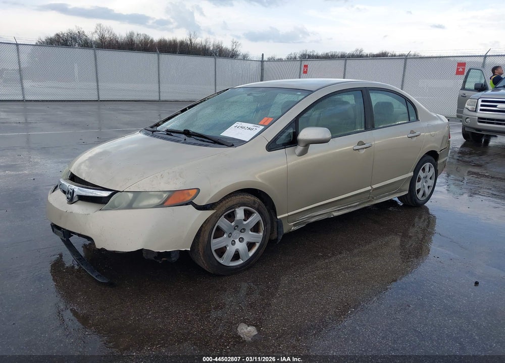 2008 HONDA CIVIC LX VIN: 1HGFA16508L084042