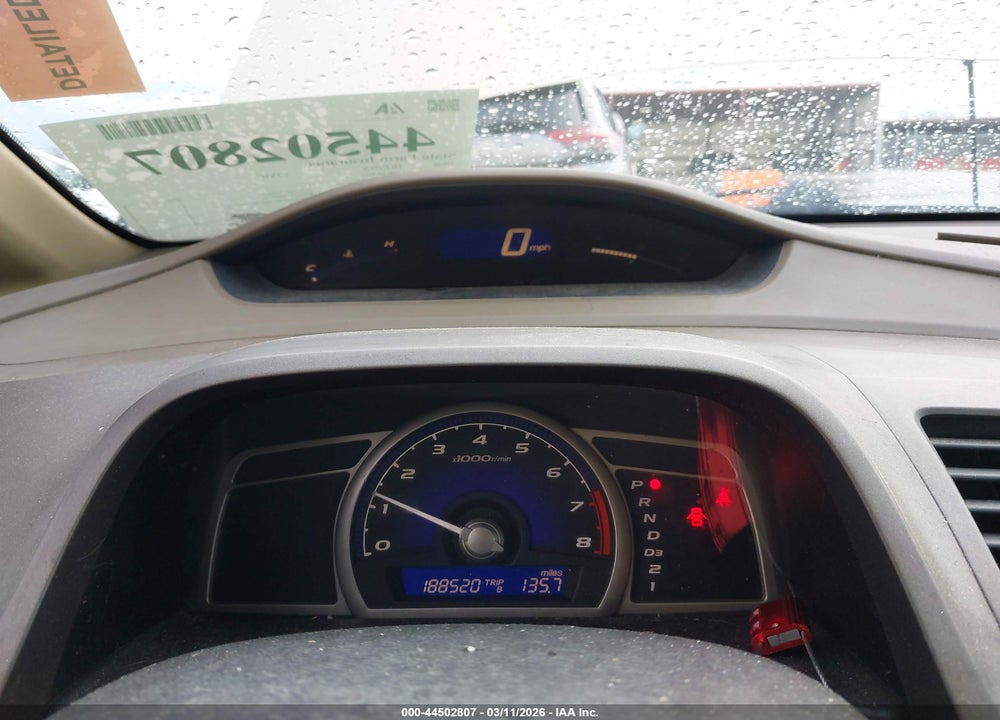 2008 HONDA CIVIC LX VIN: 1HGFA16508L084042