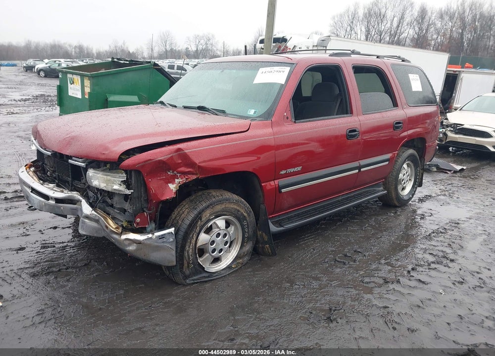 2002 CHEVROLET TAHOE LS VIN: 1GNEK13Z12J168072