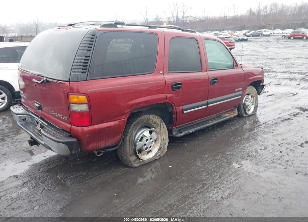 2002 CHEVROLET TAHOE LS VIN: 1GNEK13Z12J168072