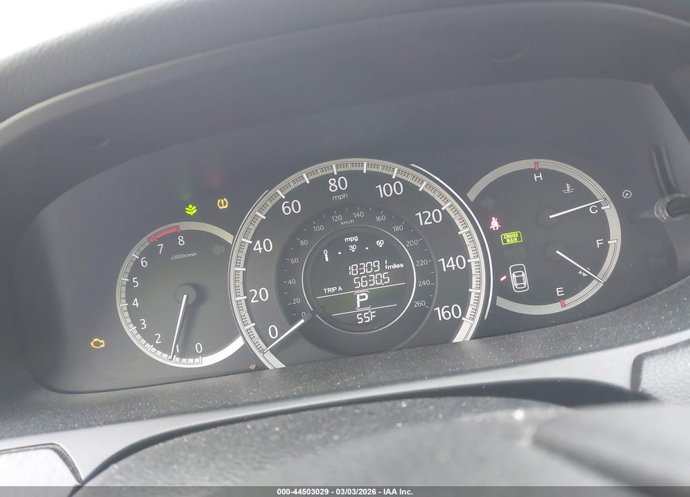 2013 HONDA ACCORD EX-L VIN: 1HGCR2F85DA009791