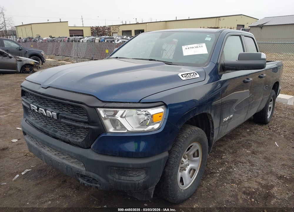 2022 RAM 1500 TRADESMAN  4X4 6'4 BOX VIN: 1C6SRFCT3NN357620