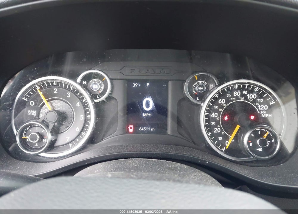2022 RAM 1500 TRADESMAN  4X4 6'4 BOX VIN: 1C6SRFCT3NN357620