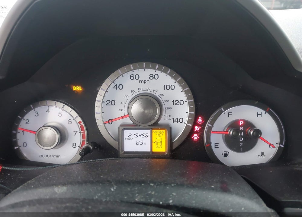 2011 HONDA PILOT EX VIN: 5FNYF4H48BB097193