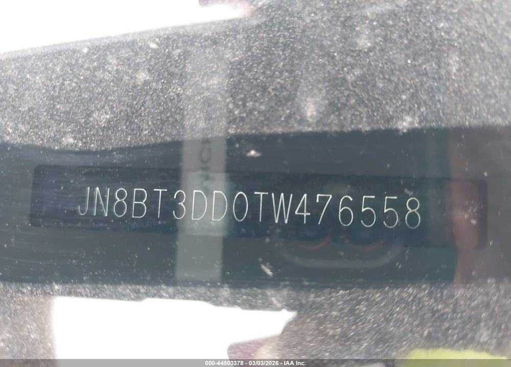 2026 NISSAN ROGUE PLATINUM VIN: JN8BT3DD0TW476558