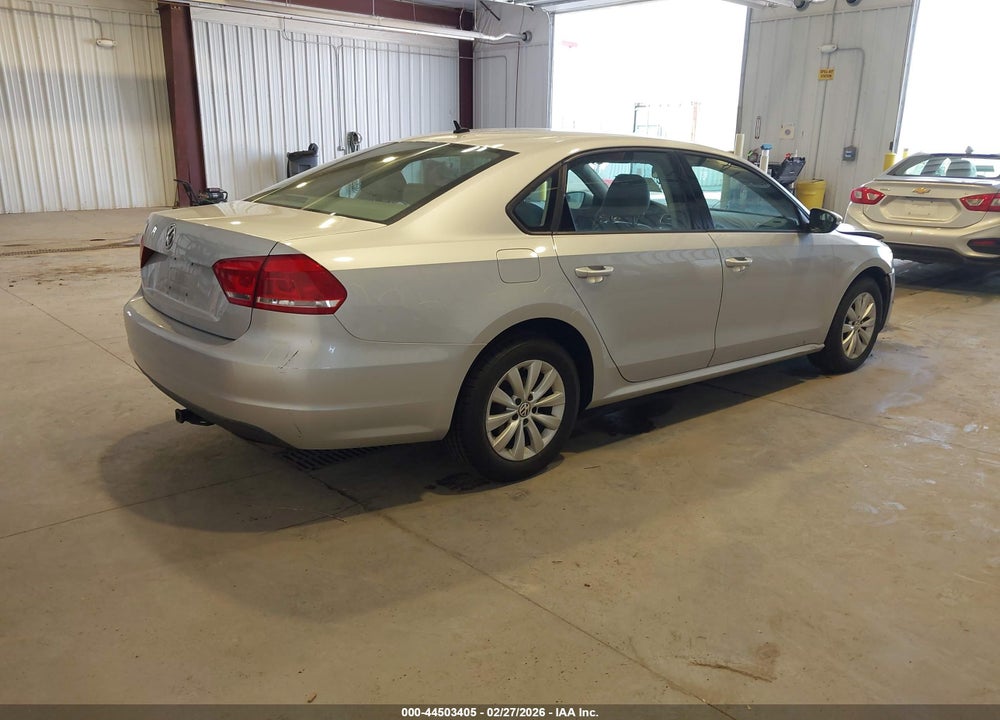 2012 VOLKSWAGEN PASSAT 2.5L S VIN: 1VWAP7A31CC018931