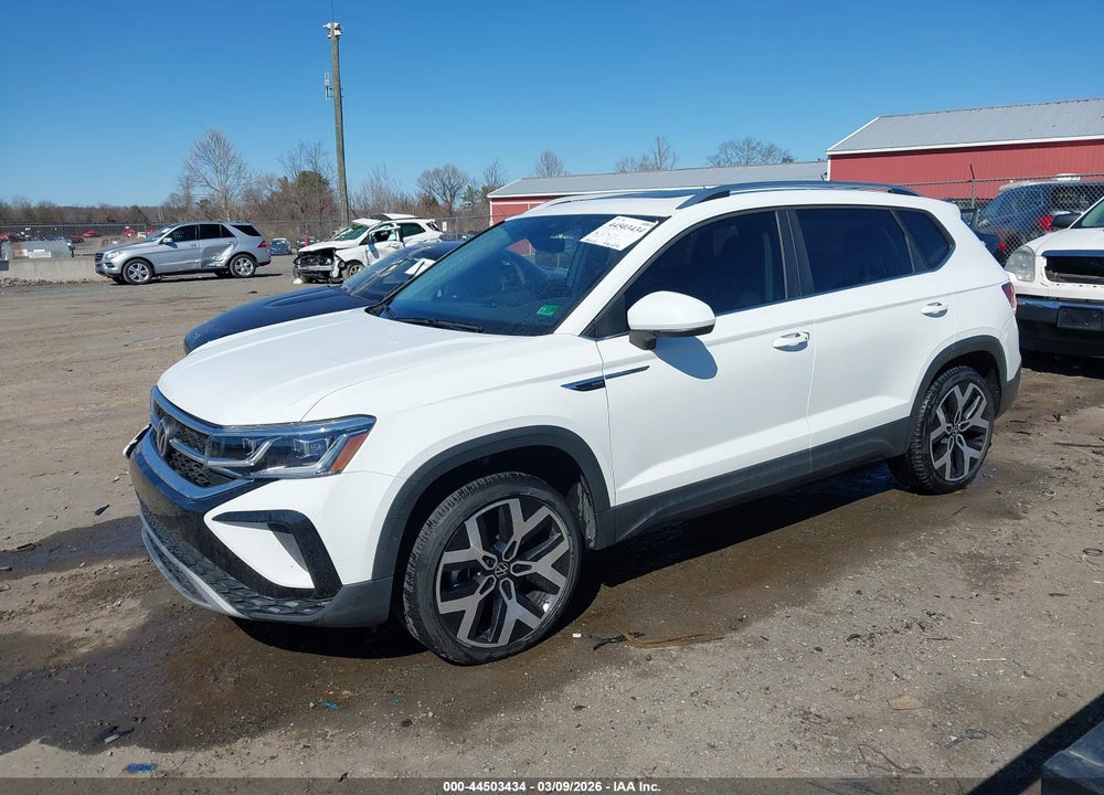 2022 VOLKSWAGEN TAOS 1.5T SEL VIN: 3VV2X7B22NM064316