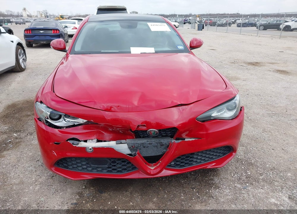2018 ALFA ROMEO GIULIA RWD VIN: ZARFAEBN9J7580294