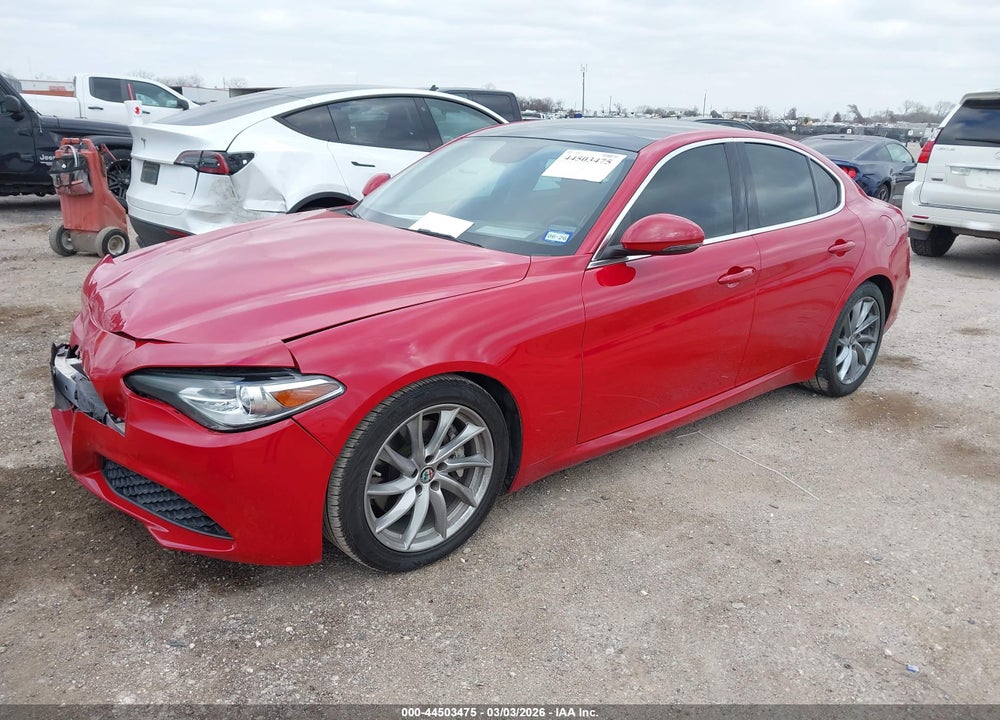2018 ALFA ROMEO GIULIA RWD VIN: ZARFAEBN9J7580294