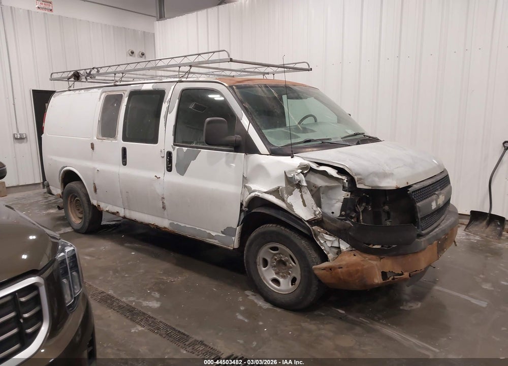 2007 CHEVROLET EXPRESS WORK VAN VIN: 1GCGG25V571190375