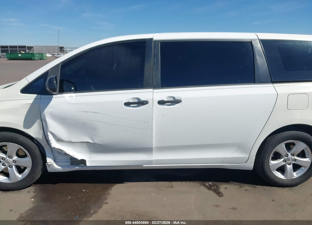 2013 TOYOTA SIENNA L V6 7 PASSENGER VIN: 5TDZK3DC4DS400962