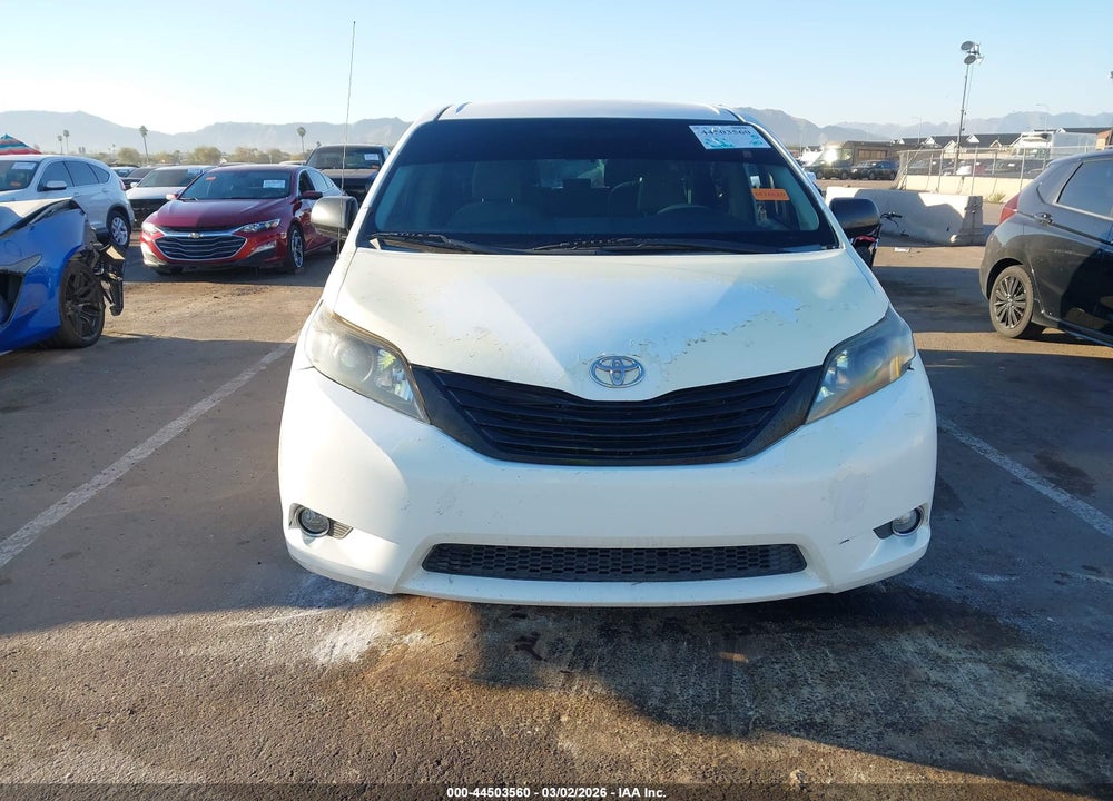 2013 TOYOTA SIENNA L V6 7 PASSENGER VIN: 5TDZK3DC4DS400962