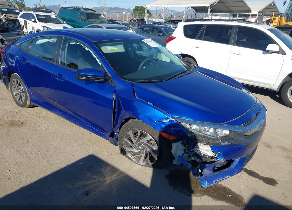 2018 HONDA CIVIC EX VIN: 2HGFC2F7XJH557109