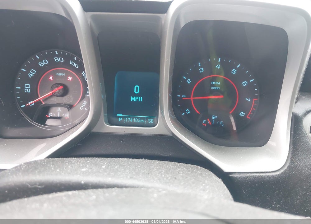 2013 CHEVROLET CAMARO 1LT VIN: 2G1FB1E35D9107465