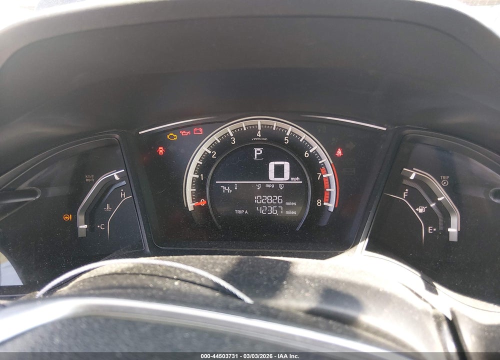 2016 HONDA CIVIC LX VIN: 19XFC2F51GE245097
