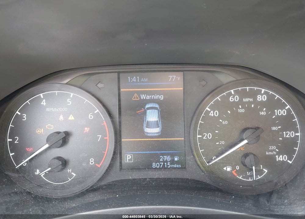 2022 NISSAN ALTIMA S FWD VIN: 1N4BL4BVXNN300077
