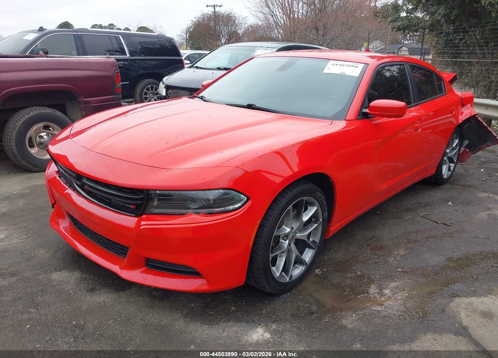 2022 DODGE CHARGER SXT RWD VIN: 2C3CDXBG6NH198109