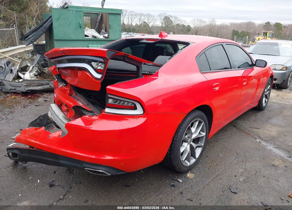2022 DODGE CHARGER SXT RWD VIN: 2C3CDXBG6NH198109