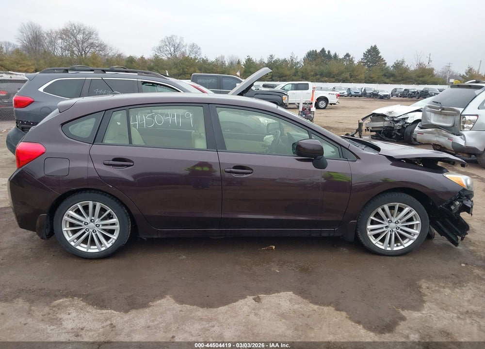 2012 SUBARU IMPREZA 2.0I PREMIUM VIN: JF1GPAD64CH232210