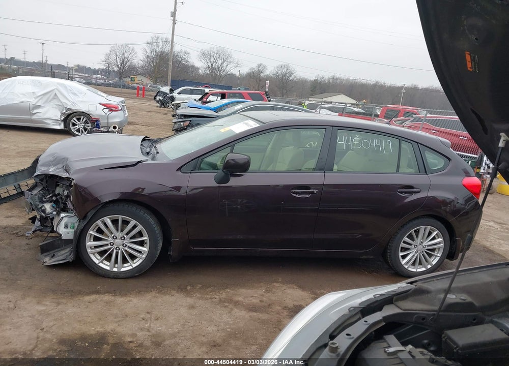 2012 SUBARU IMPREZA 2.0I PREMIUM VIN: JF1GPAD64CH232210