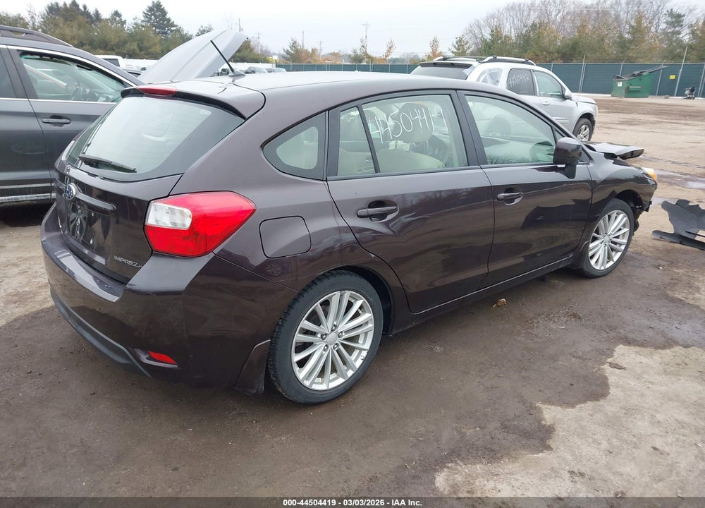 2012 SUBARU IMPREZA 2.0I PREMIUM VIN: JF1GPAD64CH232210