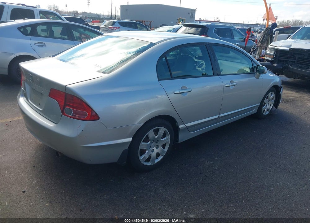 2008 HONDA CIVIC LX VIN: 1HGFA16588L076609