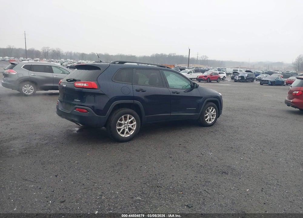 2016 JEEP CHEROKEE SPORT VIN: 1C4PJMAS7GW205941