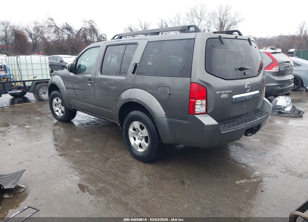 2008 NISSAN PATHFINDER S VIN: 5N1AR18B98C661070