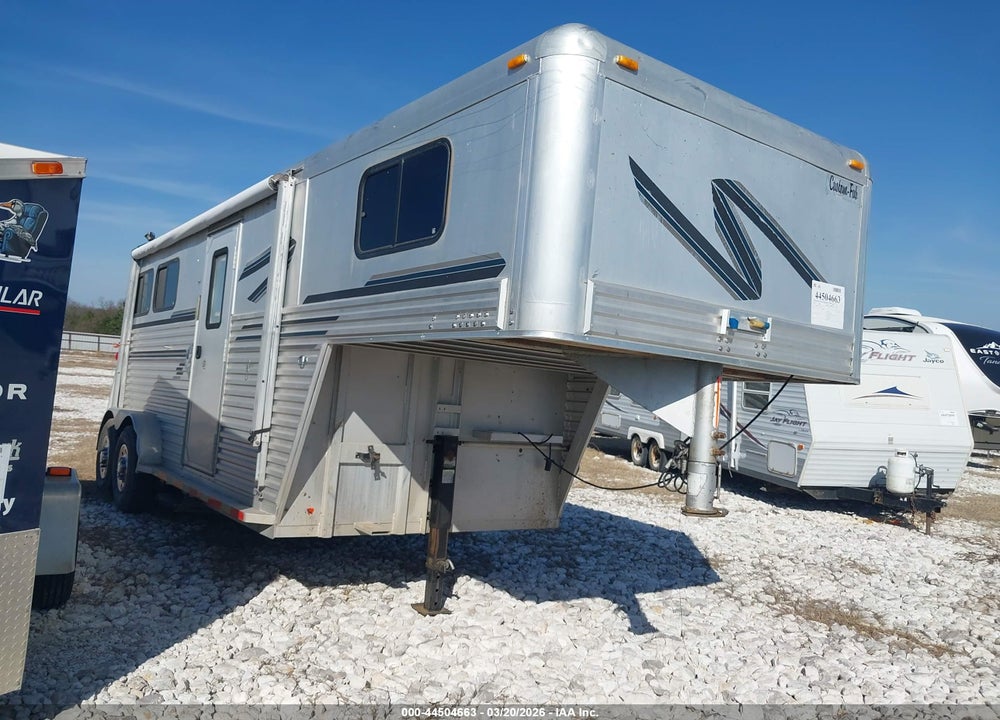 1999 CBGT HORSE TRAILER VIN: 48VBH1625X1245227
