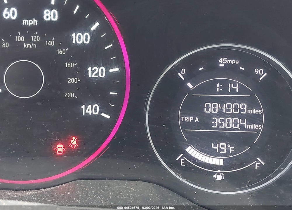 2017 HONDA HR-V EX-L VIN: 3CZRU6H72HM718541
