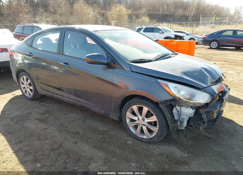2012 HYUNDAI ACCENT GLS VIN: KMHCU4AE9CU227019