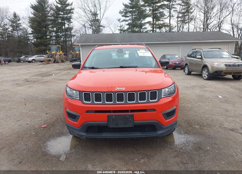 2019 JEEP COMPASS SPORT 4X4 VIN: 3C4NJDAB8KT811545