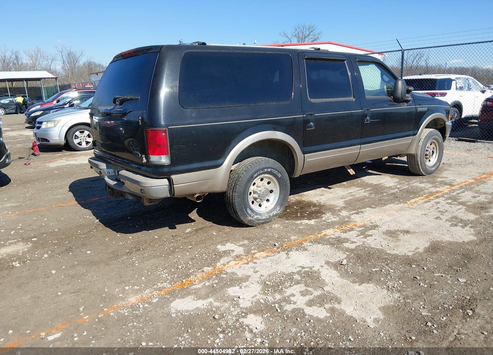 2000 FORD EXCURSION LIMITED VIN: 1FMNU43S0YED77811
