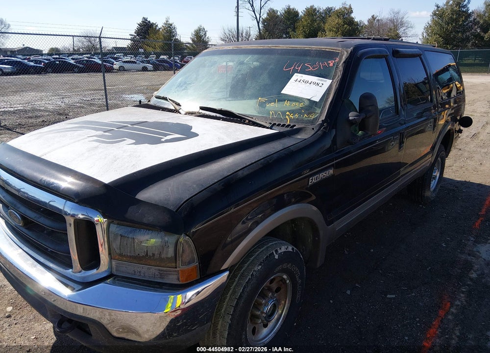 2000 FORD EXCURSION LIMITED VIN: 1FMNU43S0YED77811