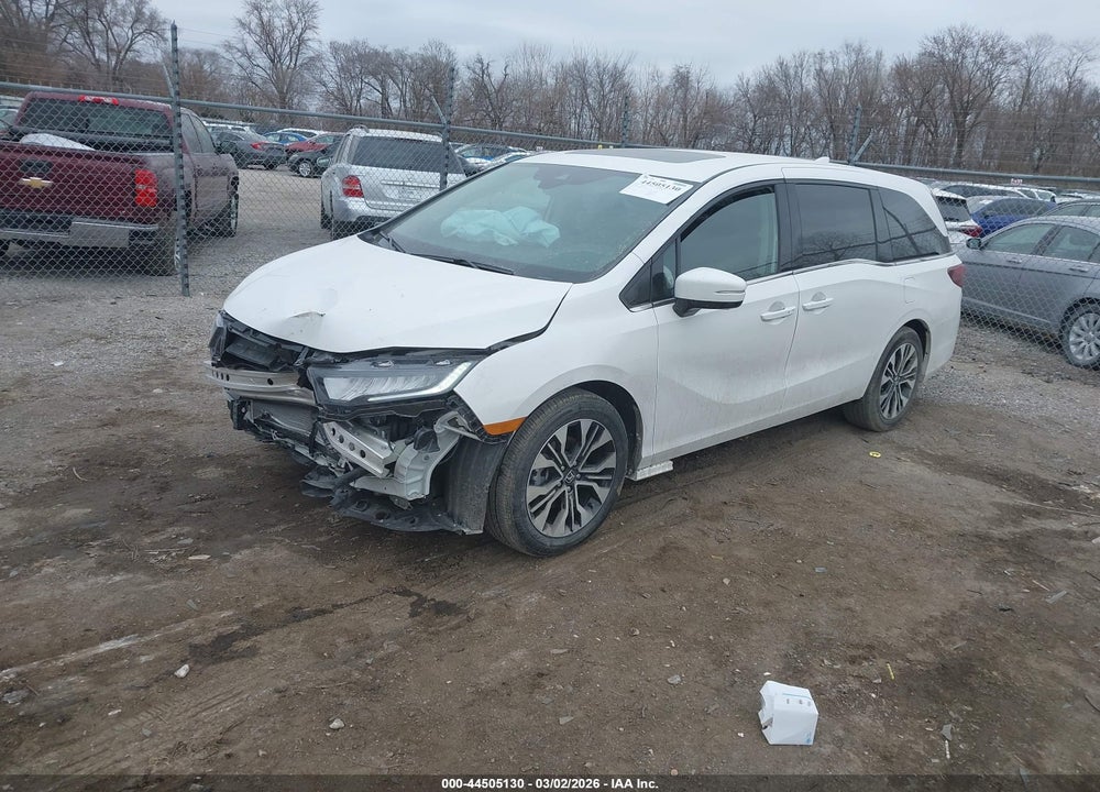 2025 HONDA ODYSSEY ELITE VIN: 5FNRL6H98SB029450