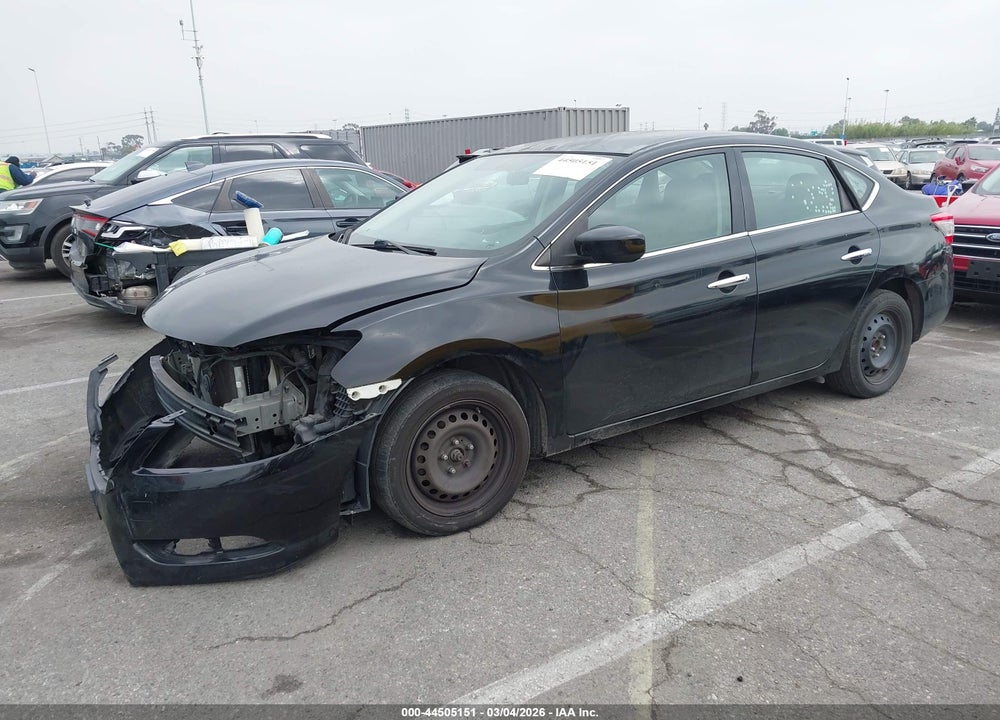 2015 NISSAN SENTRA S VIN: 3N1AB7AP0FY314168