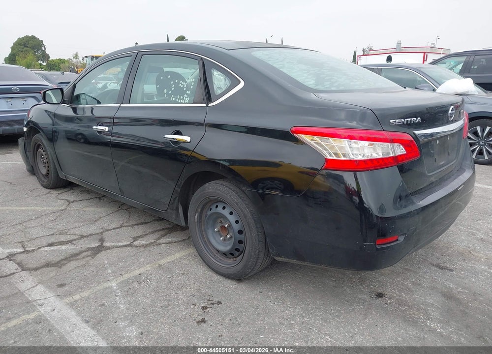 2015 NISSAN SENTRA S VIN: 3N1AB7AP0FY314168