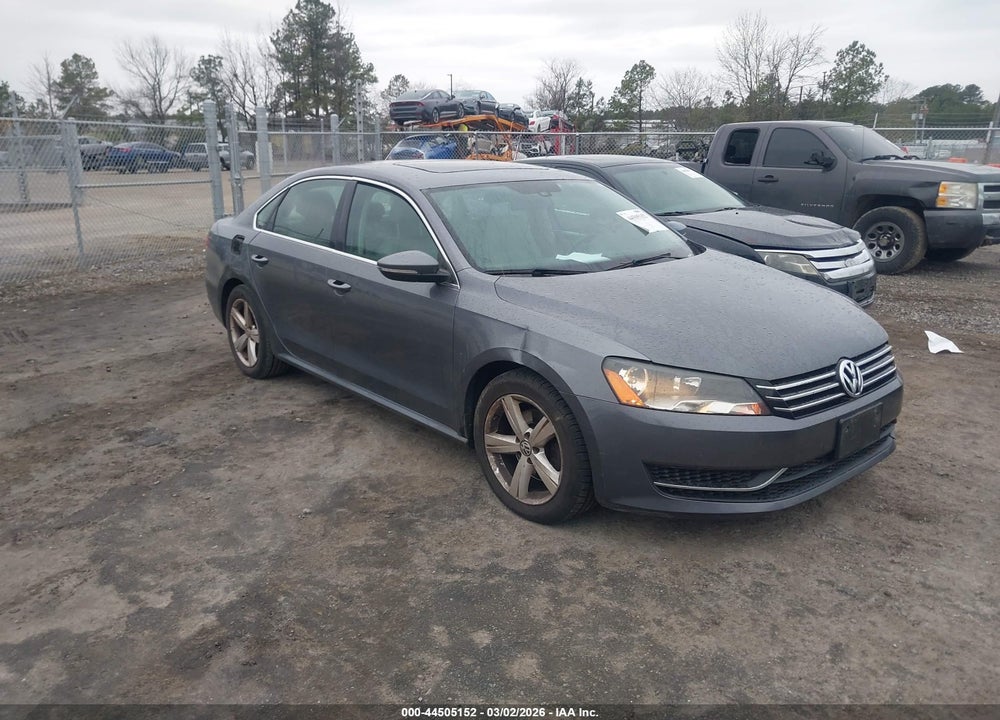 2012 VOLKSWAGEN PASSAT 2.5L SE VIN: 1VWBH7A33CC036218