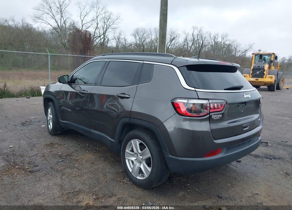 2022 JEEP COMPASS LATITUDE FWD VIN: 3C4NJCBB1NT113002