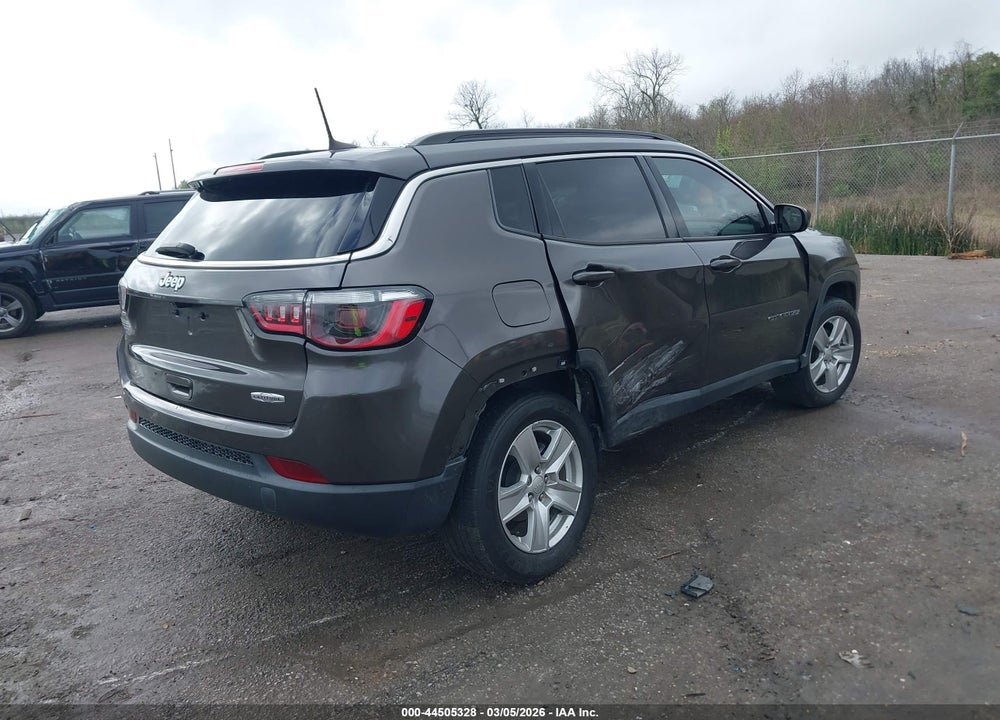2022 JEEP COMPASS LATITUDE FWD VIN: 3C4NJCBB1NT113002