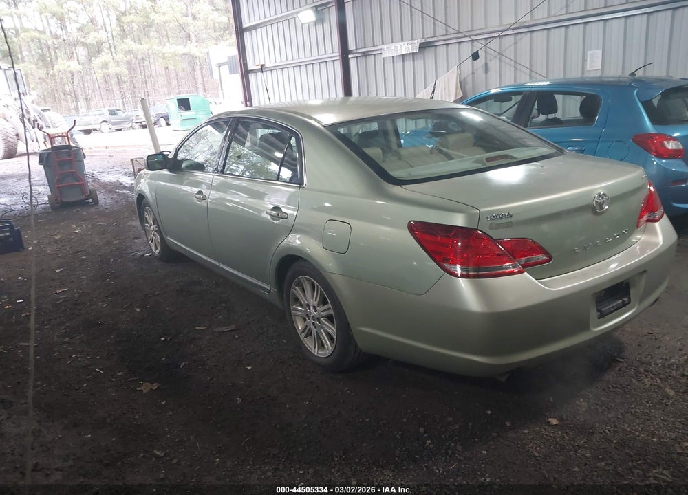 2007 TOYOTA AVALON LIMITED VIN: 4T1BK36B97U246833