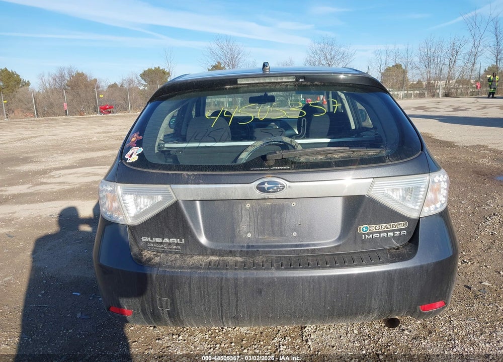 2008 SUBARU IMPREZA 2.5I VIN: JF1GH61658H830621