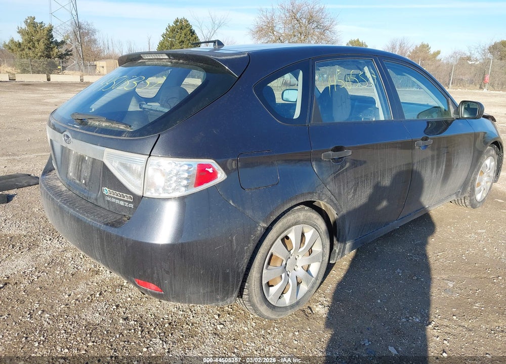 2008 SUBARU IMPREZA 2.5I VIN: JF1GH61658H830621