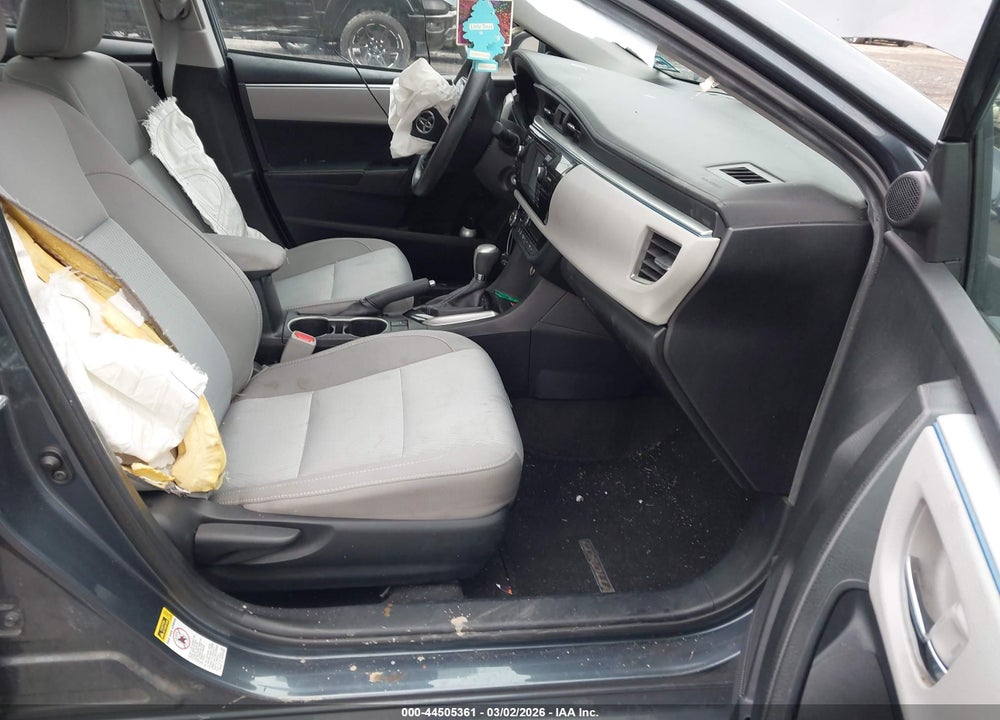 2016 TOYOTA COROLLA LE VIN: 2T1BURHE4GC709080